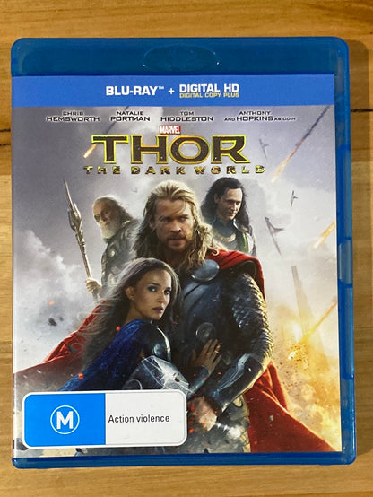 Marvel Universe Blu-ray 5 Movie Bundle Iron Man Thor Captain America VGC