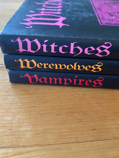 Vampires Werewolves Witches Books by Nigel Suckling 3 x Hardcover Bundle GD