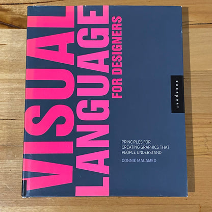 Visual Language for Designers by Connie Malamed Hardcover 2009 GD