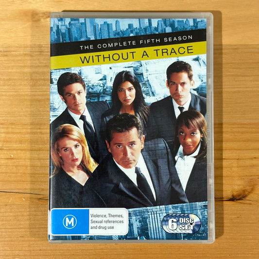 Without A Trace Series 4 DVD 6-Disc PAL 4 VGC