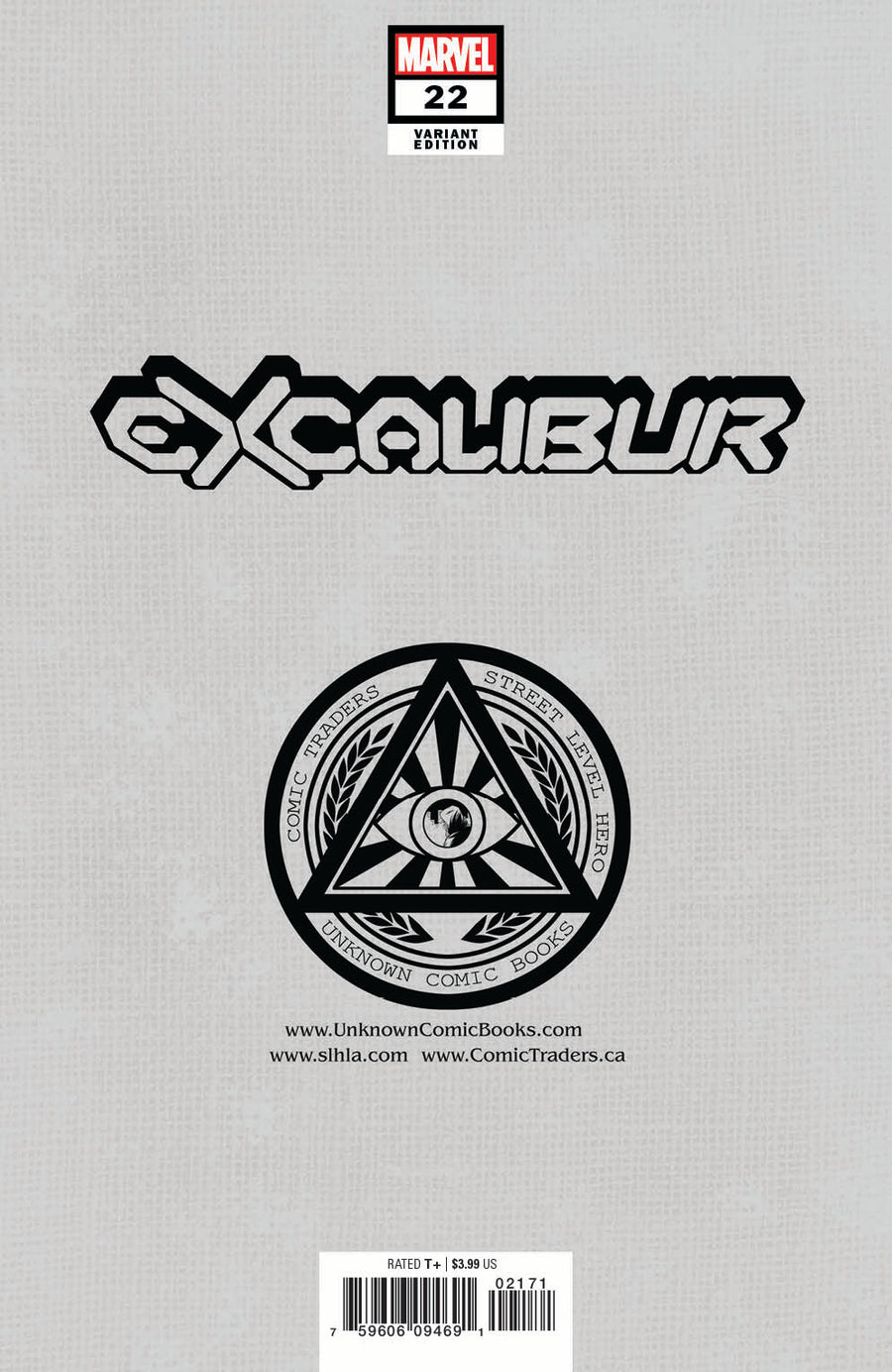 EXCALIBUR (2019) #22 UNKNOWN COMICS FELIPE MASSAFERA VARIANT