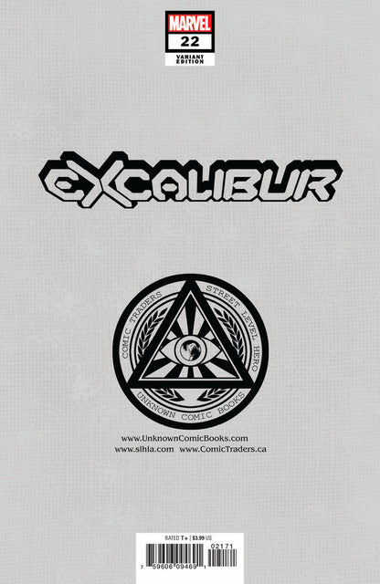 EXCALIBUR (2019) #22 UNKNOWN COMICS FELIPE MASSAFERA VARIANT