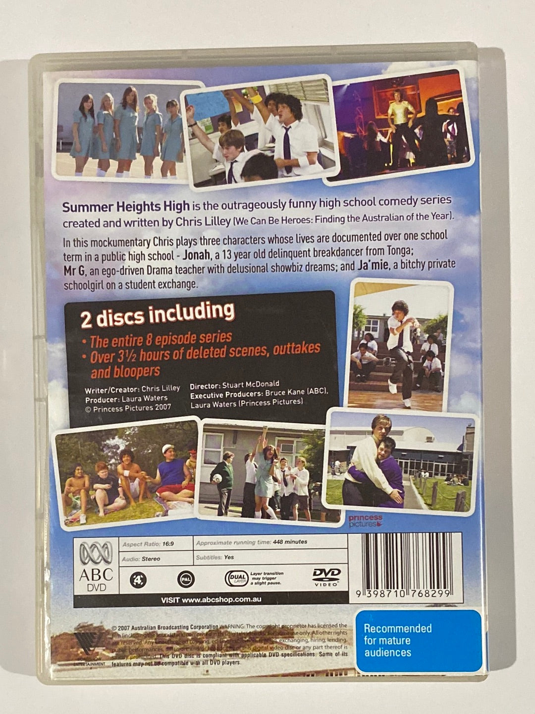 Summer Heights High DVD Chris Lilley Australian Comedy 2-Disc Set PAL 4 VGC