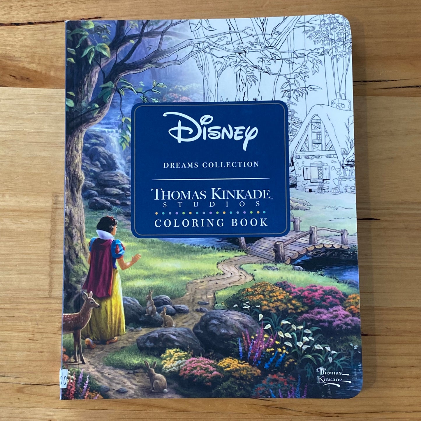 Disney Dreams Collection Colouring Book Thomas Kinkade Paperback 2017 GD