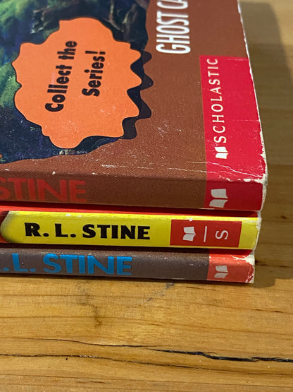 Goosebumps R.L.Stine 3 x Vintage Paperback Bundle 1995 & 1996 GD