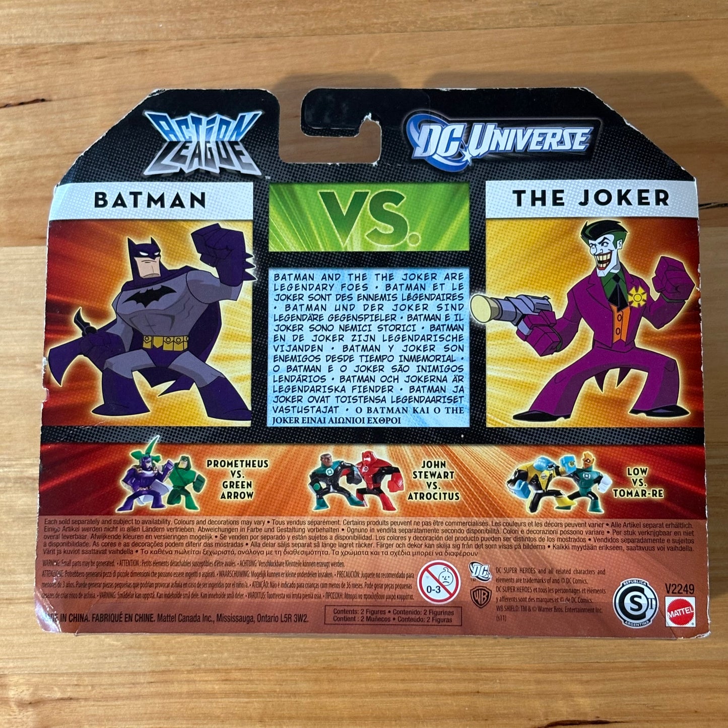DC Universe Action League Batman vs The Joker 2011 New Sealed