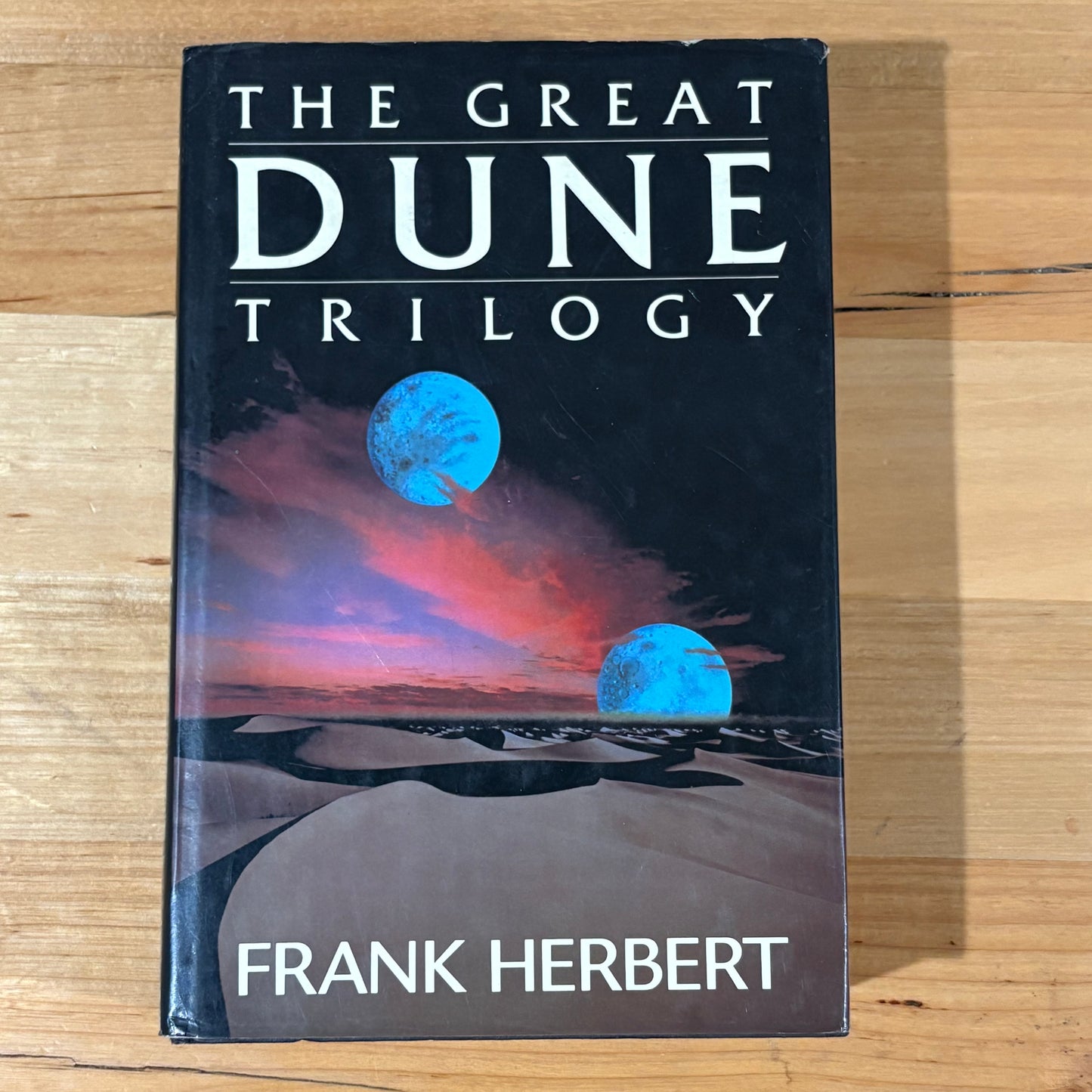 The Great Dune Trilogy by Frank Herbert Hardcover 1984 GD
