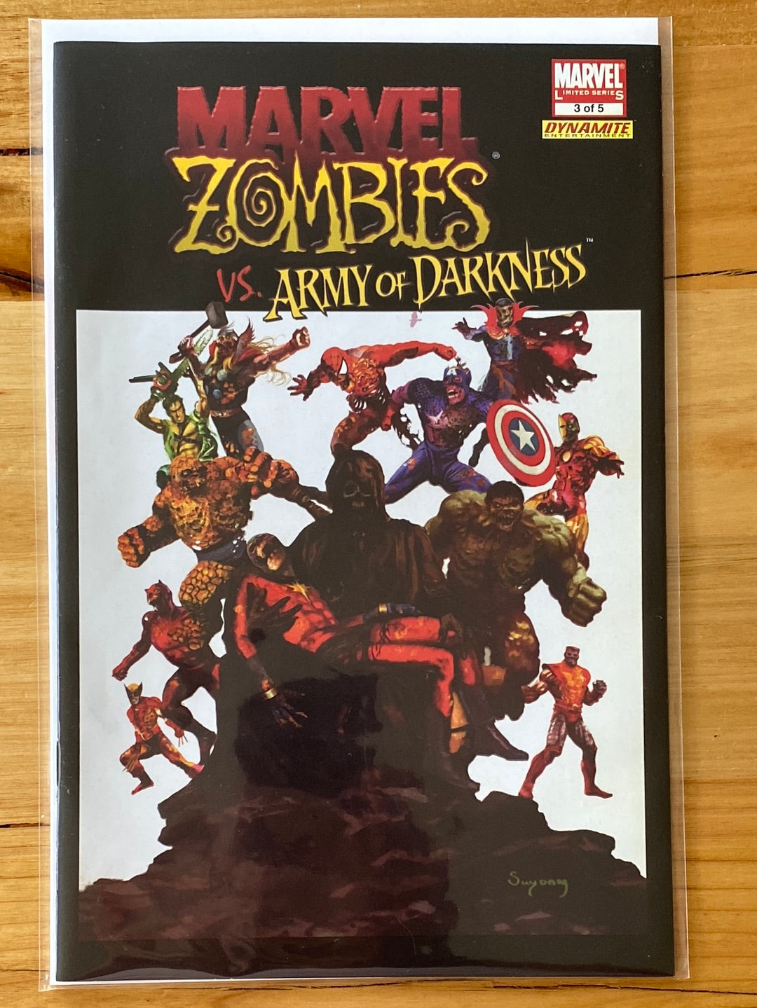 MARVEL ZOMBIES VS ARMY OF DARKNESS (2007) #3 DYNAMIC FORCES VARIANT