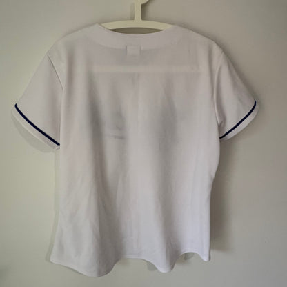 Kansas City Royals Baseball Shirt White Women's Size XL