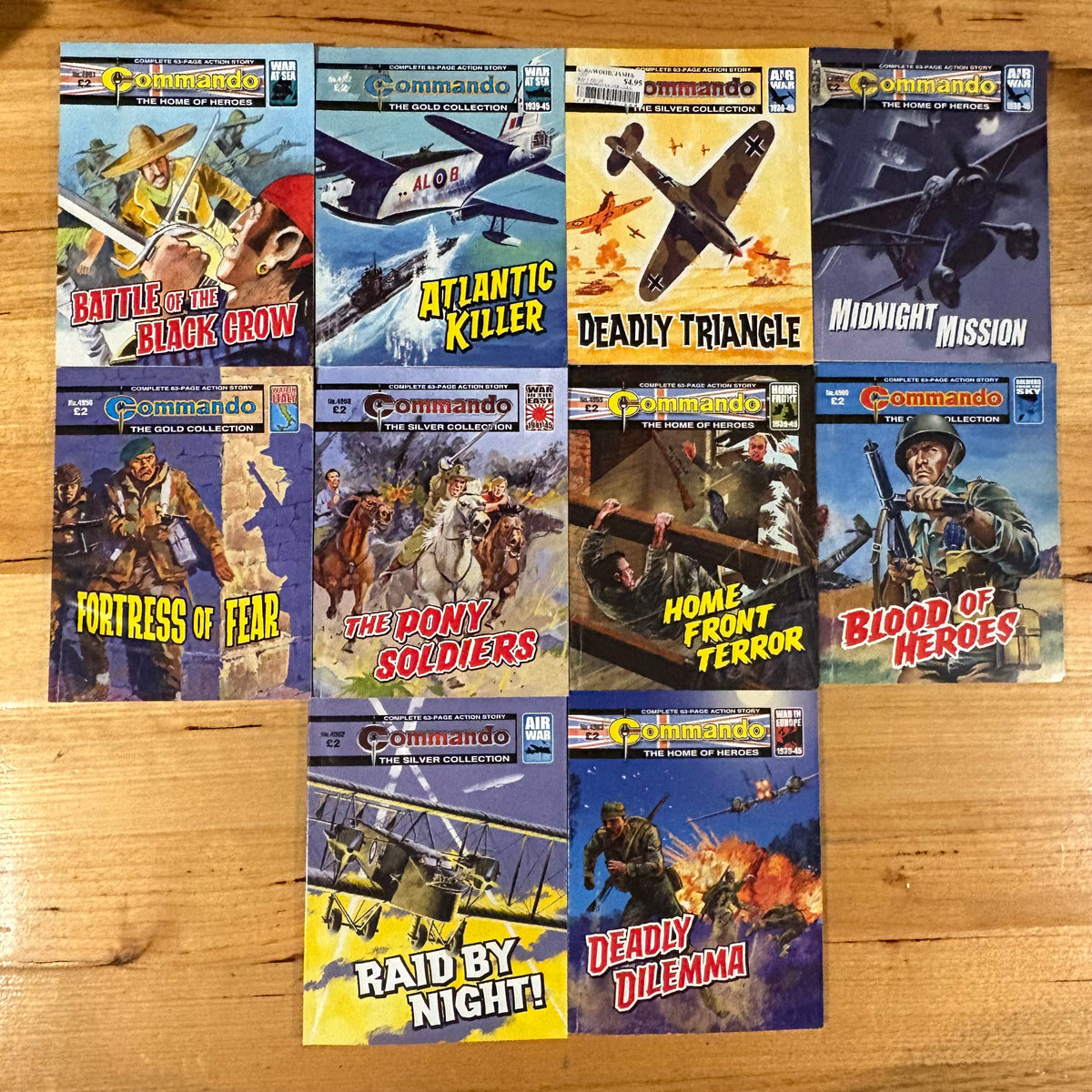 Commando War Comics x 10 Bundle Printed 2016 DC Thomson 106