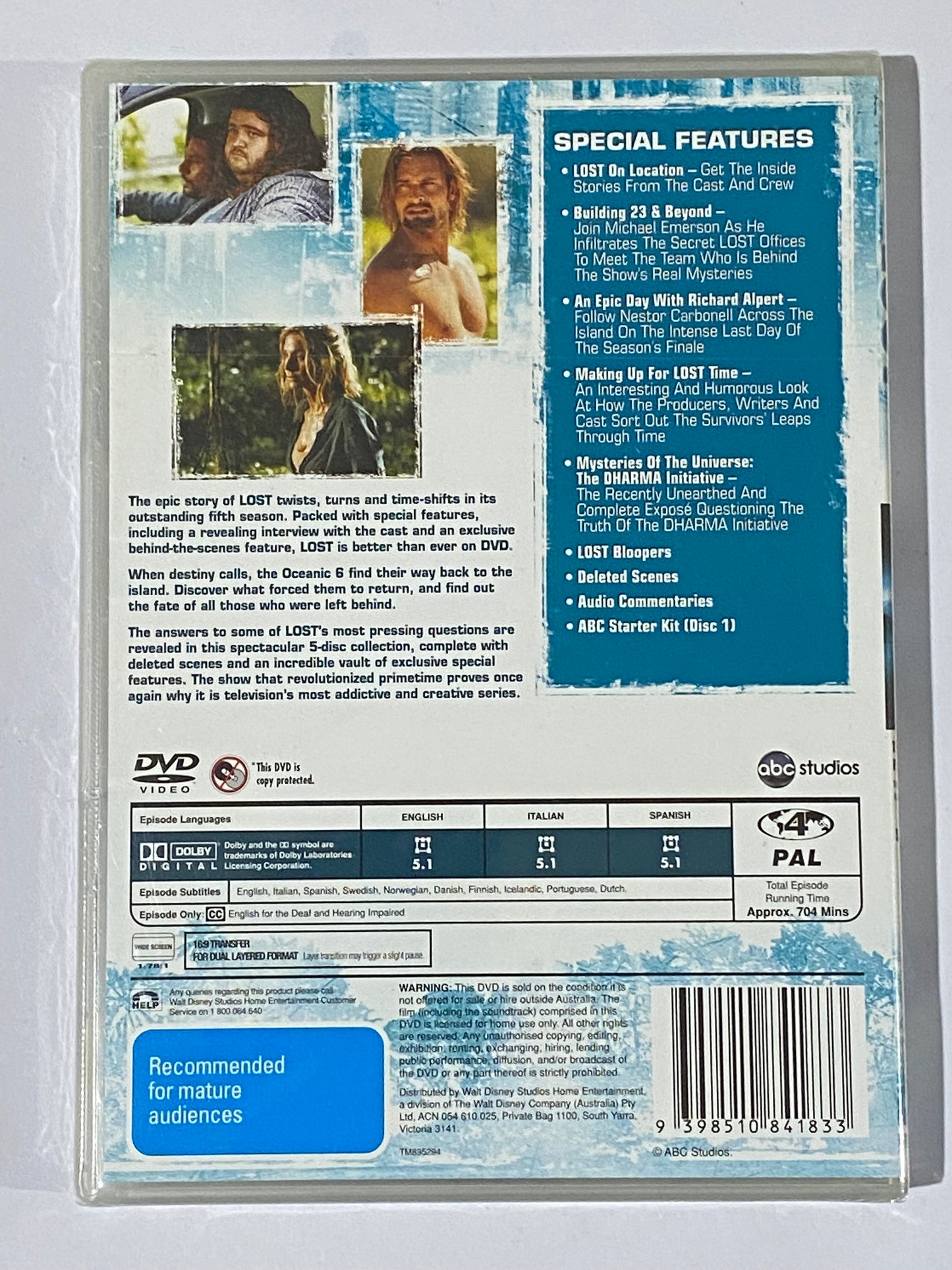 Lost Season 1-6 Complete DVD PAL 4 Seasons 1-5 Brand New Sealed