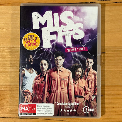 Mis-Fits Series 1-5 box-set DVD BBC Cult Drama VGC