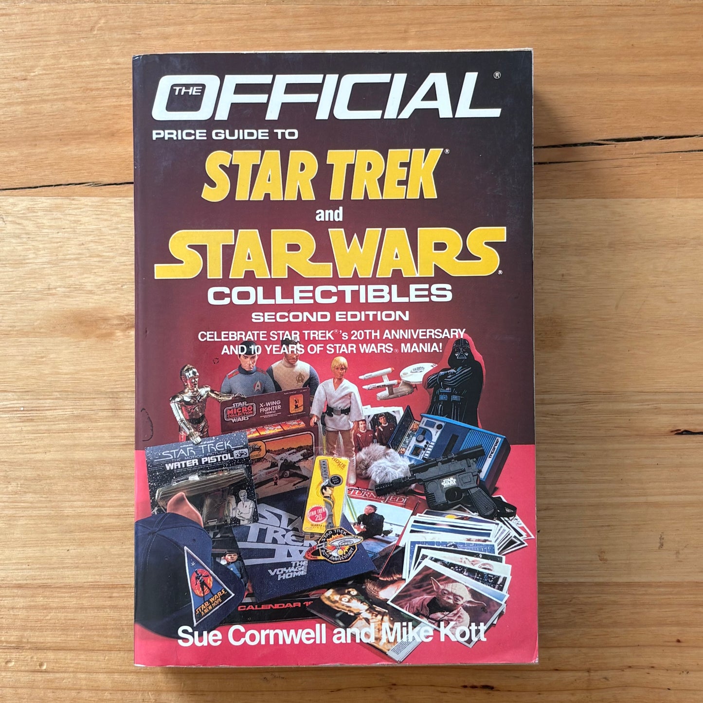 Official Price Guide Star Trek and Star Wars Collectibles 2nd Ed Paperback VTG