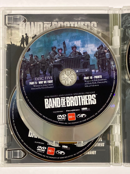 Band of Brothers and The Pacific Bundle DVD Box Set WW2 Drama Spielberg Hanks VGC