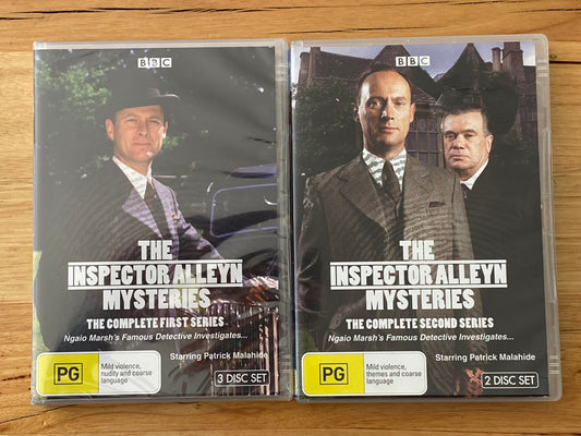 Inspector Alleyn Complete Series 1 & 2 DVD BBC Drama PAL 4 Series 1 is New Sealed