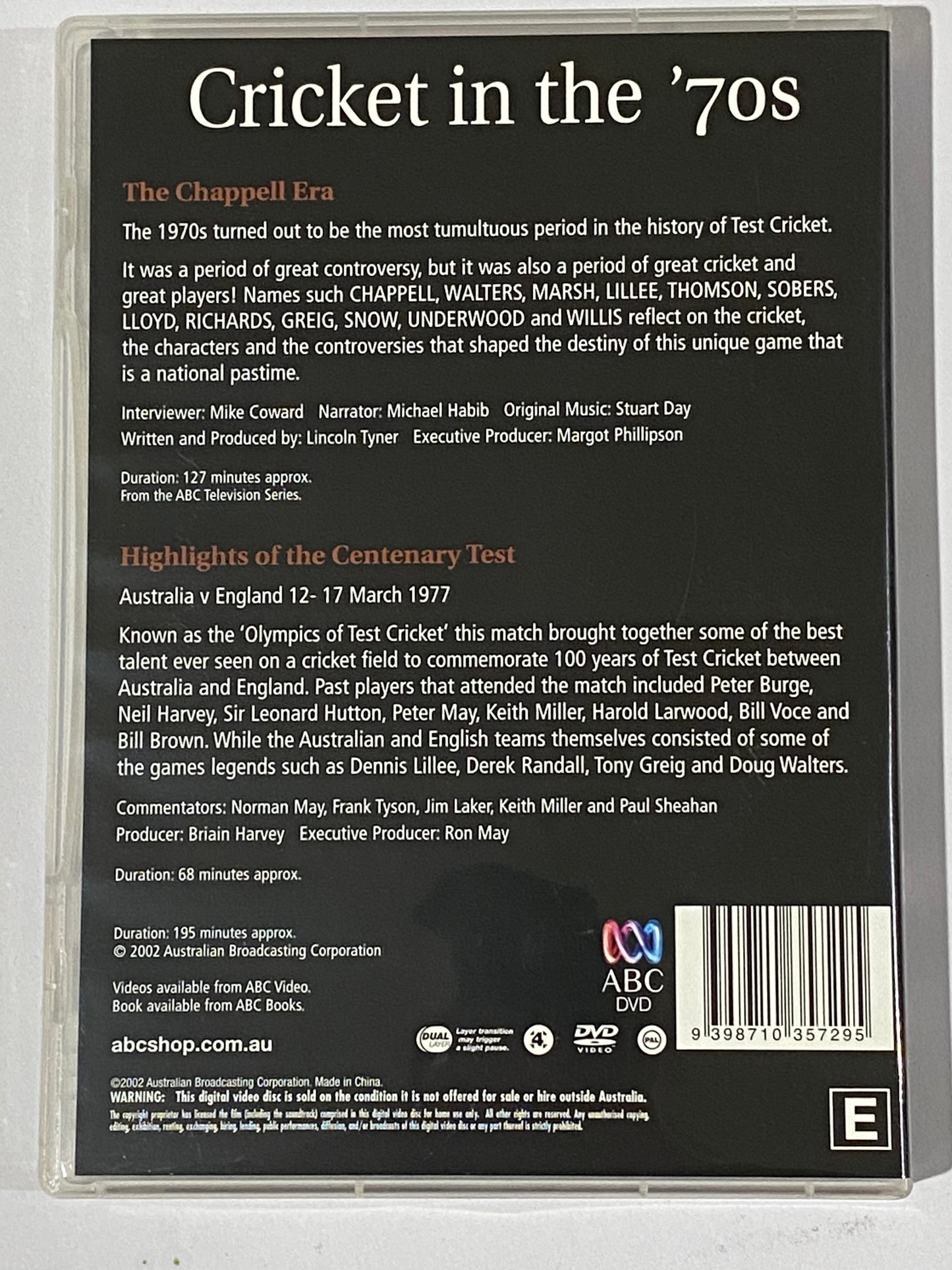 Cricket In The 50/60/70/80s DVD Bundle ABC Documentary 6-Disc PAL 4 VGC