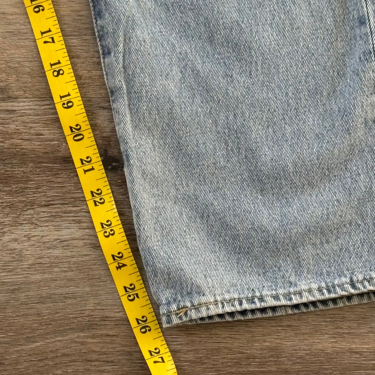 Levis 512 Jeans Straight Leg Size 36L Men's Blue Denim