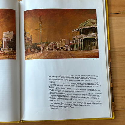 Old Gold Towns of Victoria John Darbyshire C.E.Sayers Hardcover GD