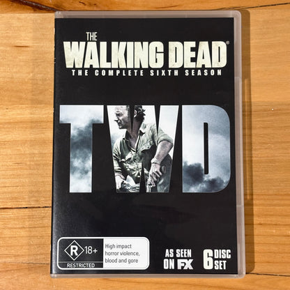 The Walking Dead Season 6 DVD 6-Disc Set PAL 4 VGC