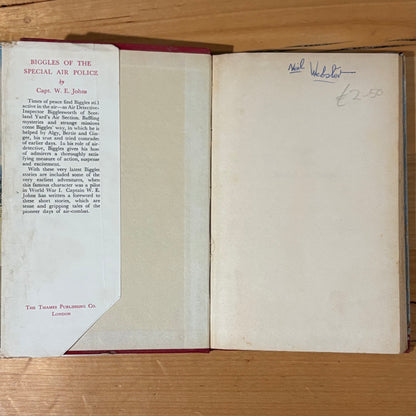 Biggles Hardcover x 6 Bundle Captain W.E. Johns Vintage Story Books