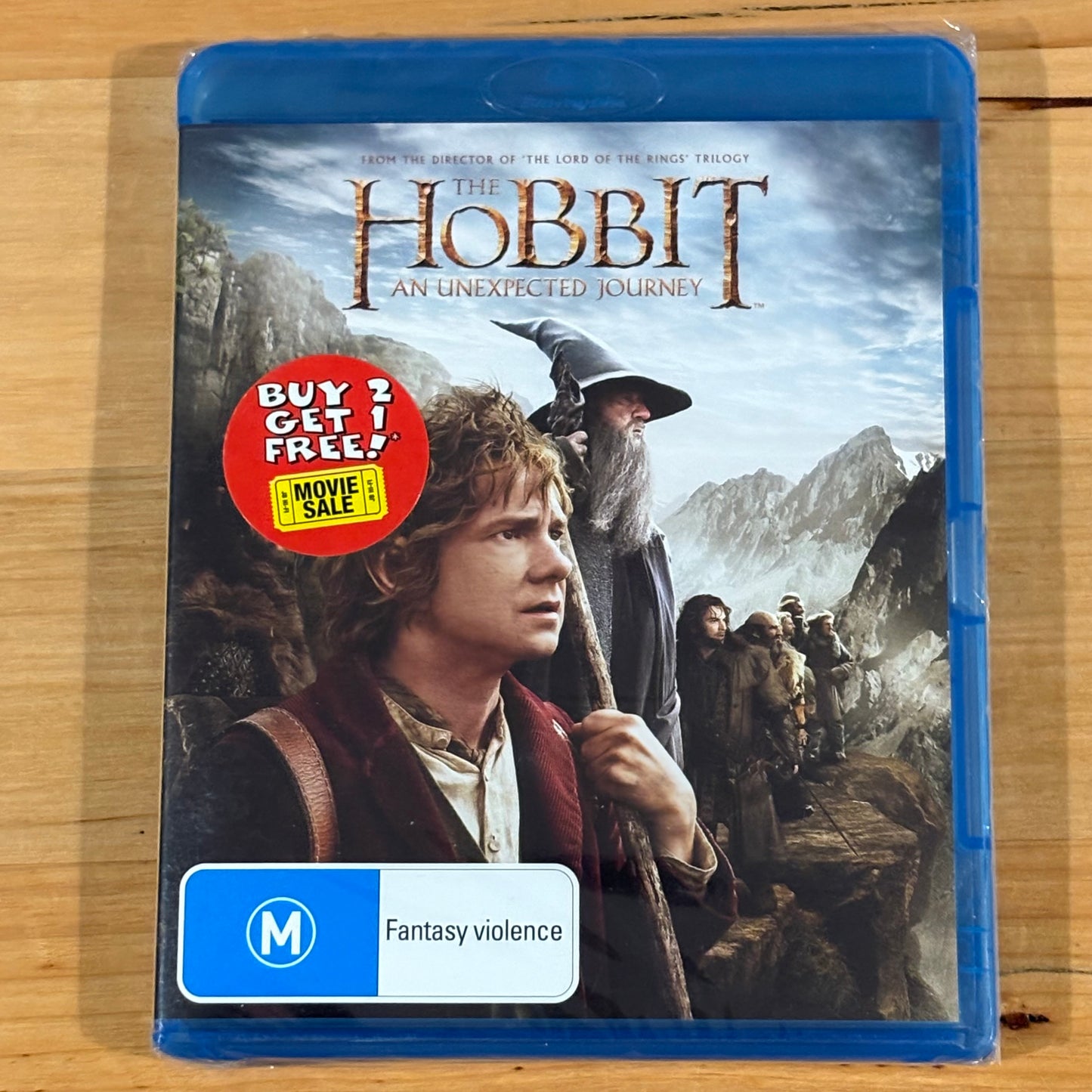 The Hobbit An Unexpected Journey Blu-ray Region B New Sealed
