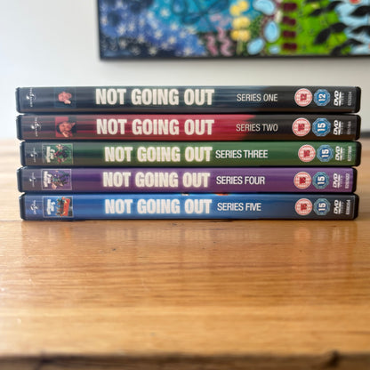 Not Going Out Series 1-5 DVD Bundle British Comedy PAL 2 VGC