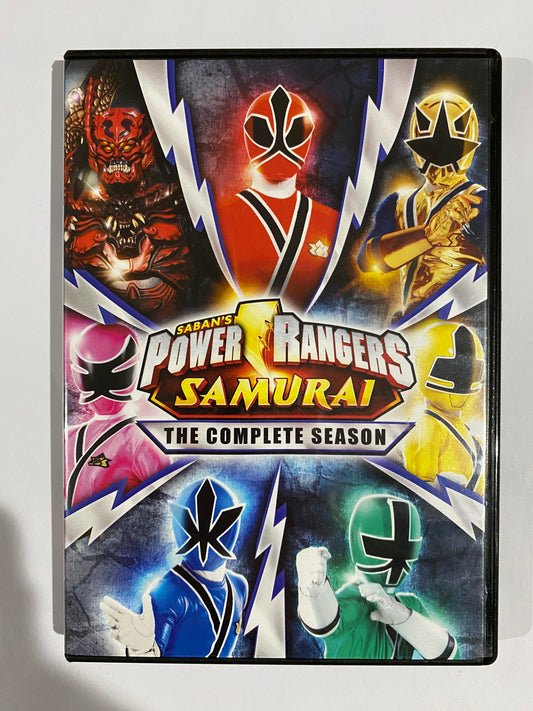 Power Rangers Samurai The Complete Season DVD 5-Disc NTSC 1 VGC