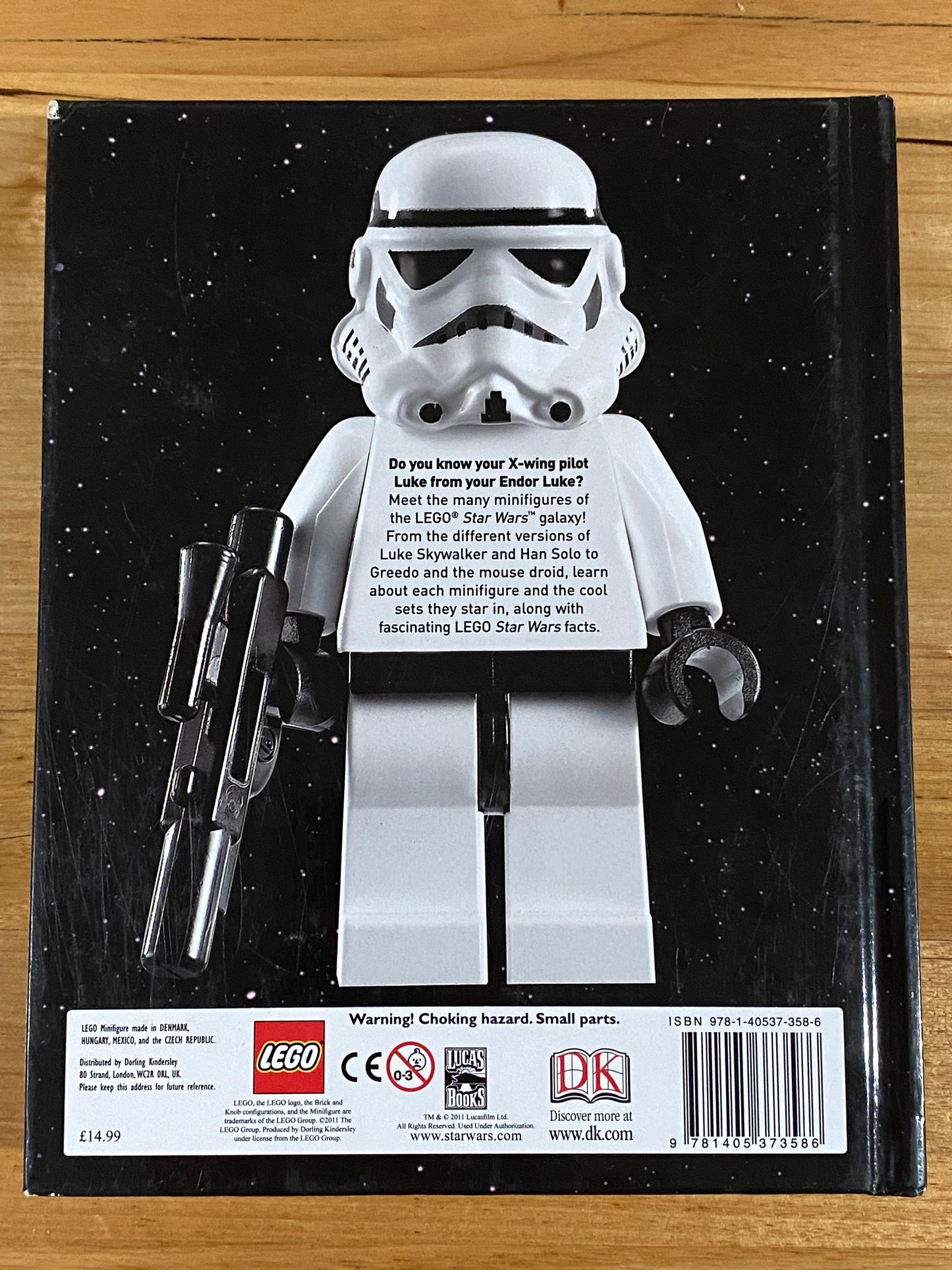 Lego Star Wars Character Encyclopedia Hardback With Han Solo Minifigure GD