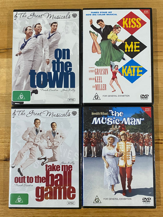 Four Musicals on DVD Classic Movies NTSC 4 All New Sealed