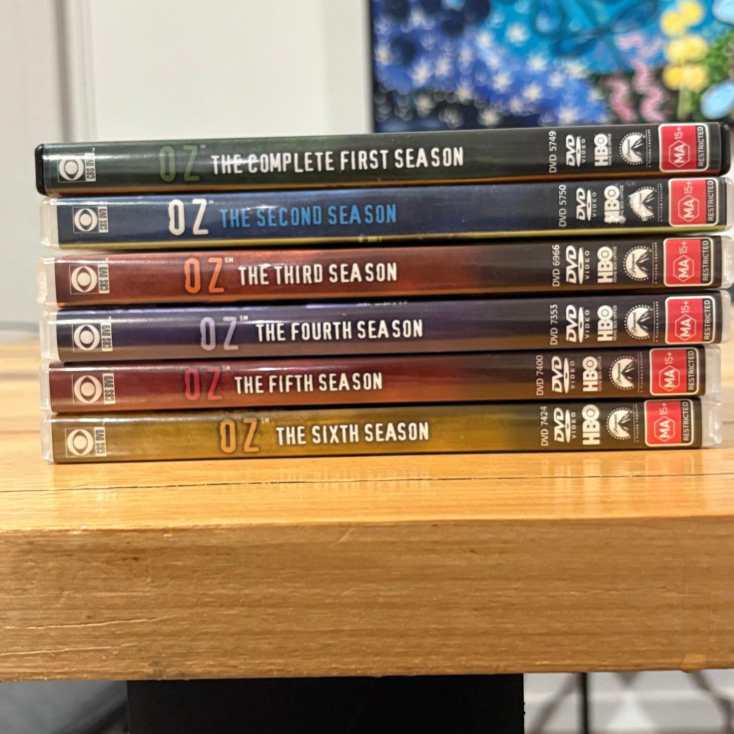 Oz Seasons 1-6 DVD Complete Set PAL 4 VGC