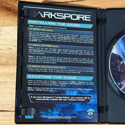 Darkspore Limited Edition PC Role Playing Game with Registration Code VGC