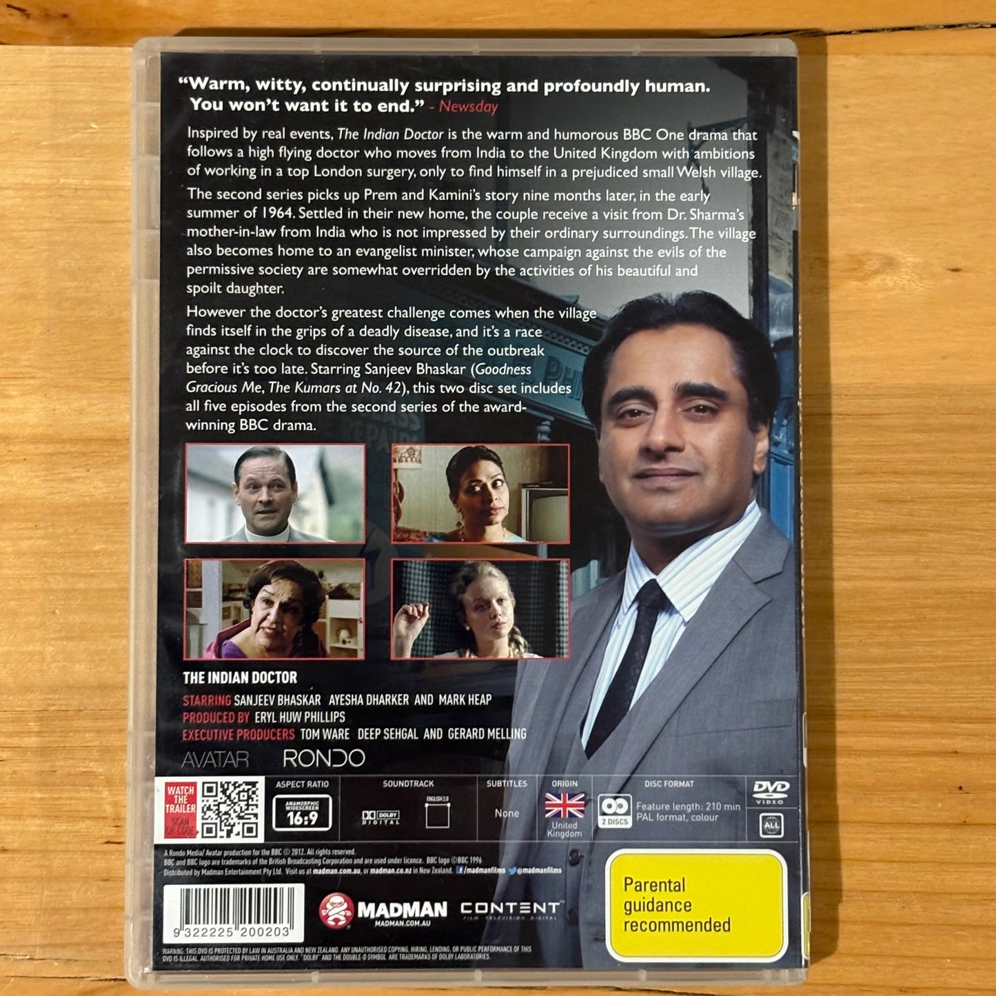 The Indian Doctor Series 1-3 Complete DVD British Comedy-Drama PAL 4 VGC