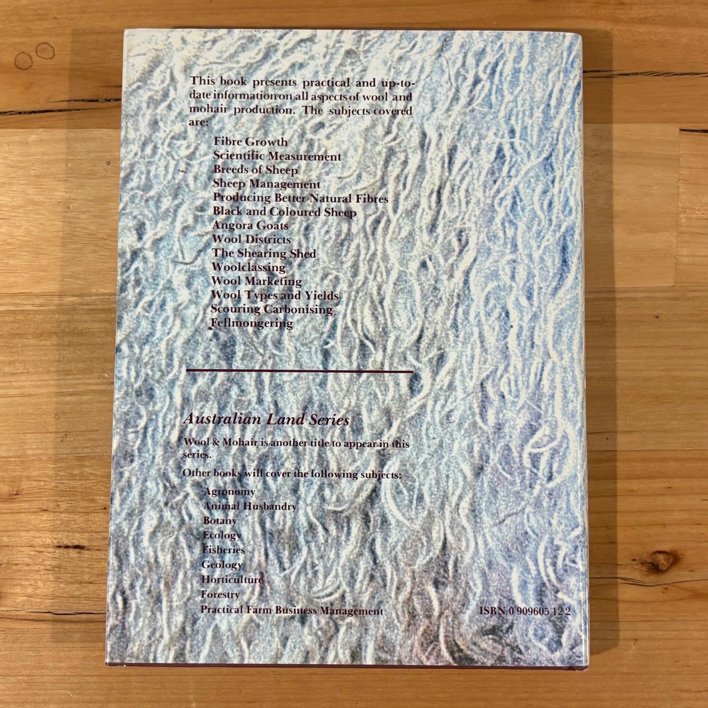 Wool and Mohair Producing Better Natural Fibres Hardcover 1979 GD