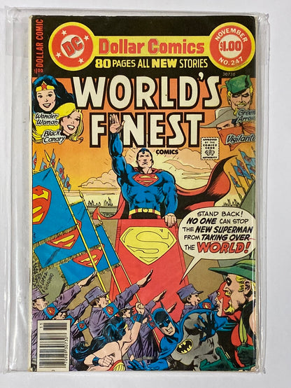 WORLD'S FINEST (1941) #246, #247 and #267 DC COMICS 3 COMIC BUNDLE