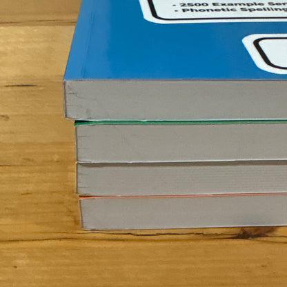 Spanish Frequency Dictionary all 4 books MostUsedWords Paperbacks VGC