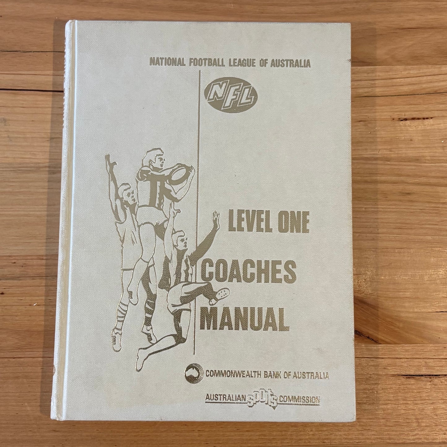 NFL Level One Coaches Manual Hardcover SIGNED by Ron Barasi 1988