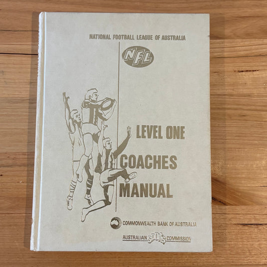 NFL Level One Coaches Manual Hardcover SIGNED by Ron Barasi 1988
