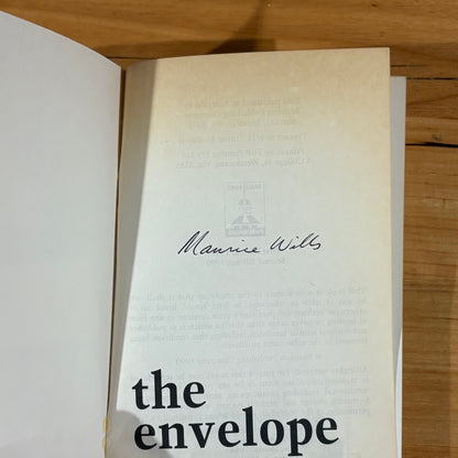 The Envelope by Maurice Wills Signed Paperback Australian Novel 1990 GD