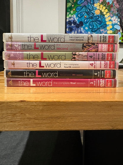 The L Word Complete Set Seasons 1-6 DVD Drama Series PAL 4 VGC