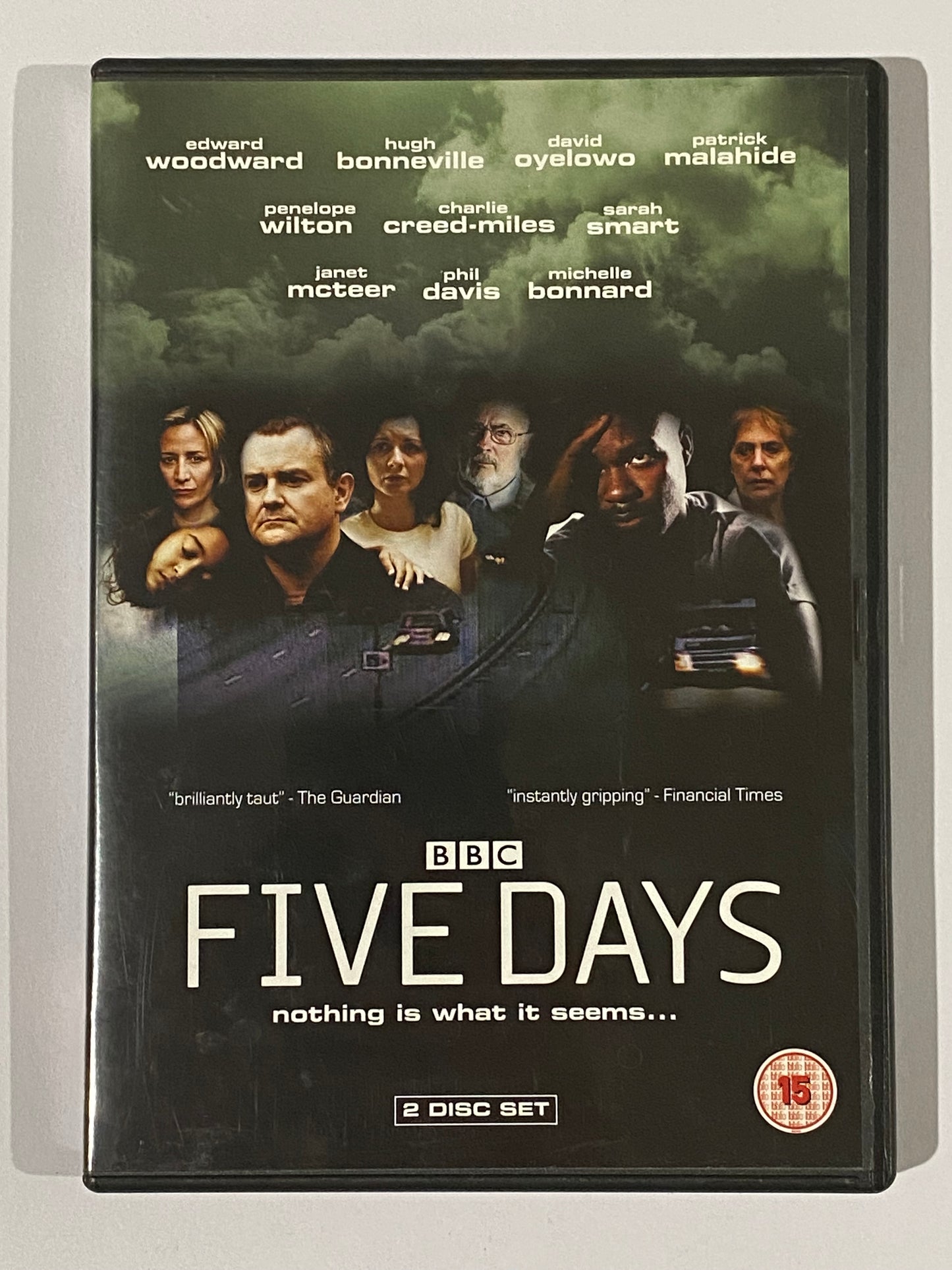 Five Days DVD BBC TV Drama Edward Woodward 2-Disc Set PAL 2VGC