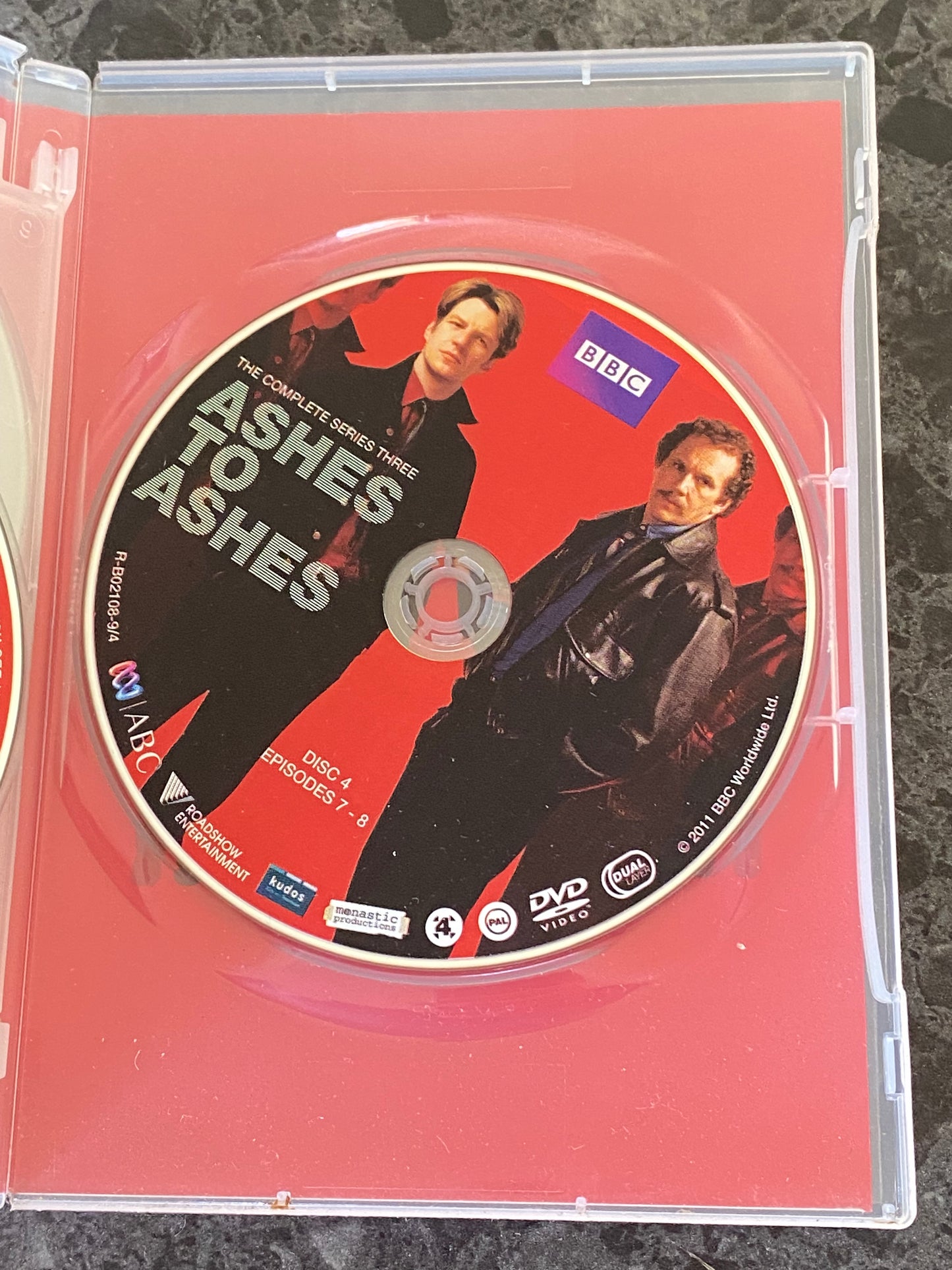 Ashes to Ashes Series 3 DVD BBC Drama 4-Disc PAL 4 VGC