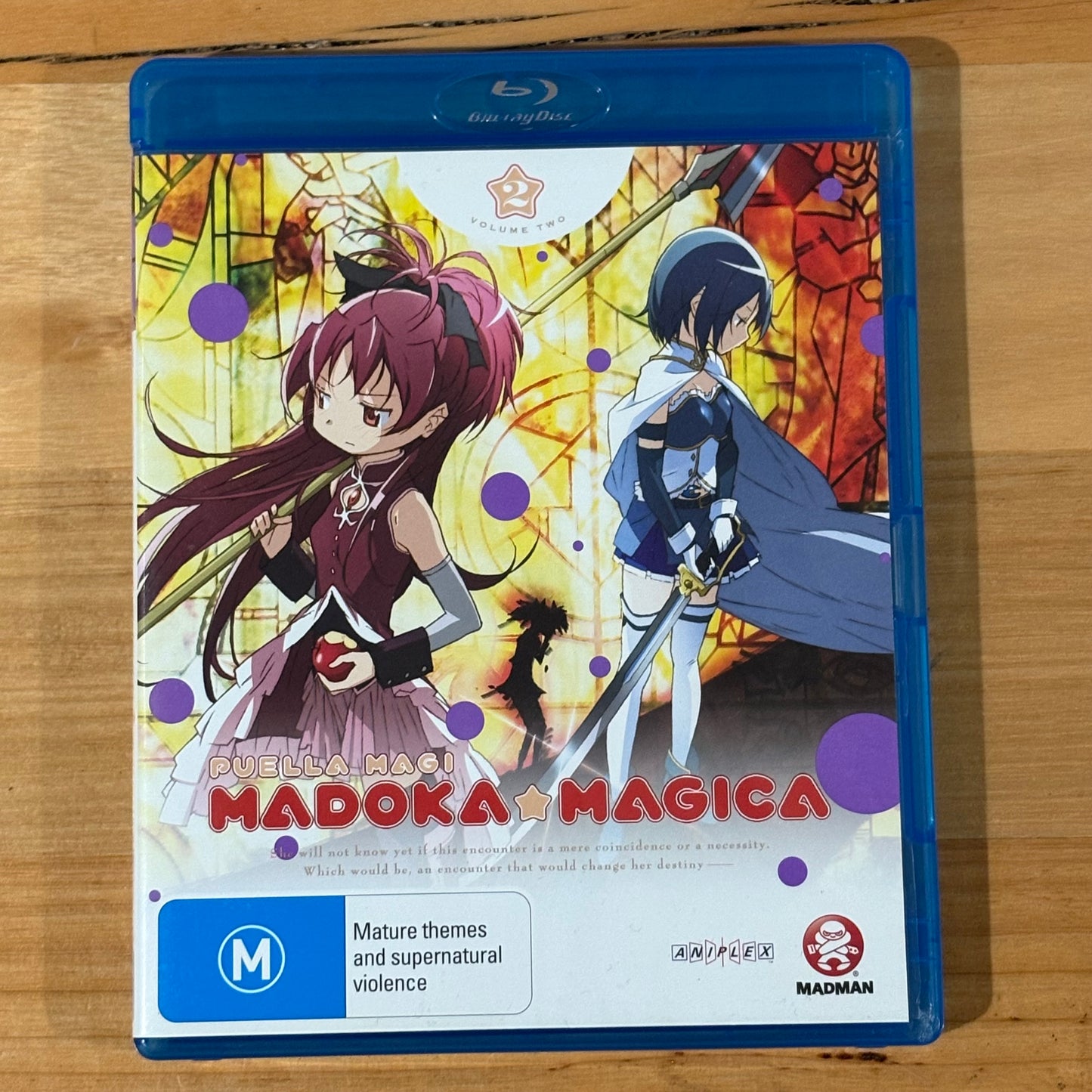 Puella Magi Madoka Magica Blu-ray Anime 3-Disc Box-Set Region B VGC
