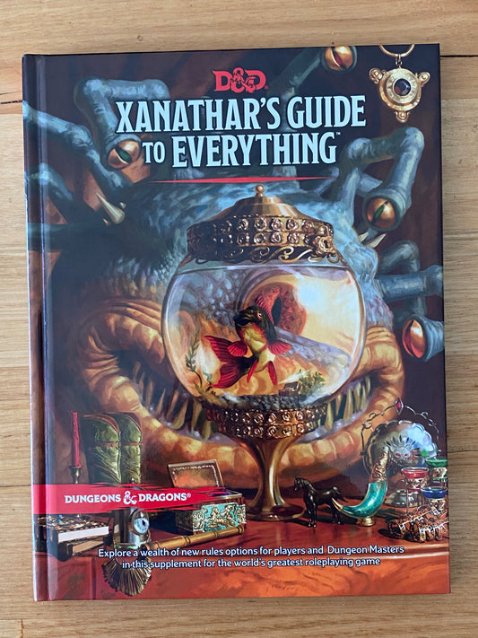 Xanathar's Guide To Everything Dungeons & Dragons Hardcover 2017 GD