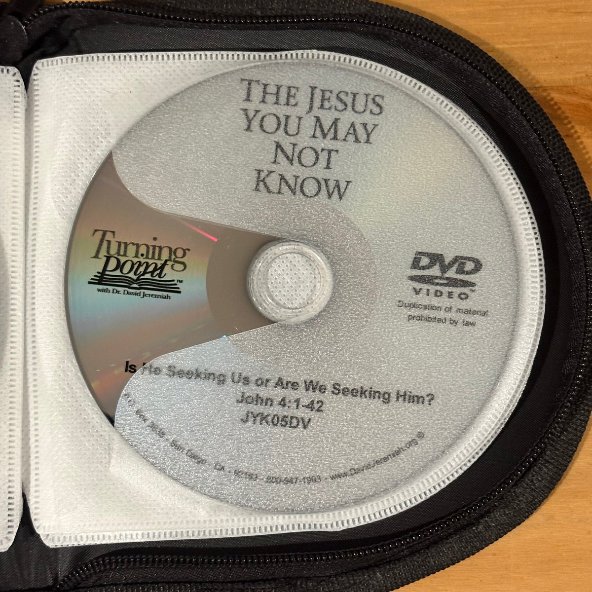 The Jesus You May Not Know David Jeremiah DVD 10-Disc NTSC 1 VGC