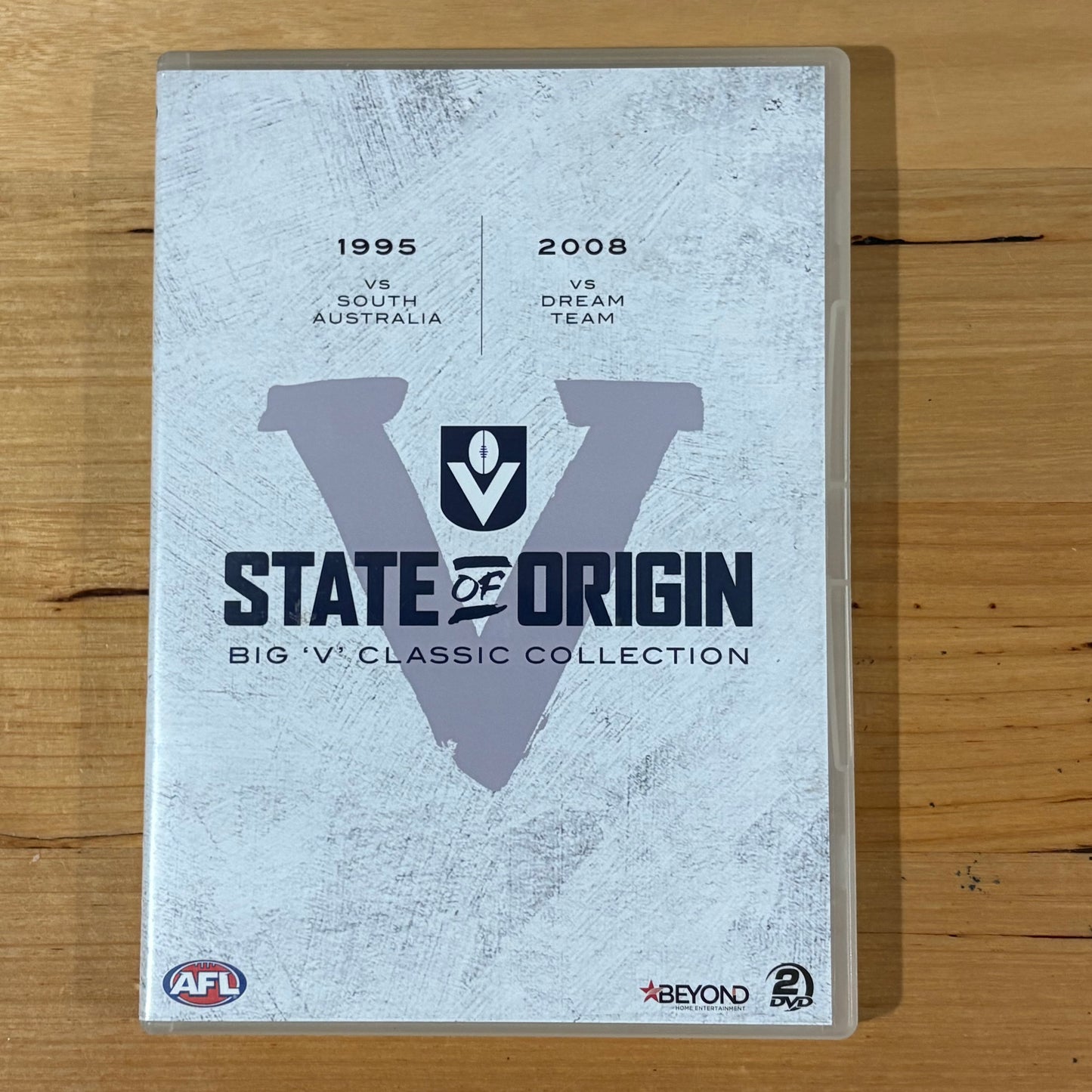State of Origin Big V Classic Collection DVD Box-Set PAL 4 VGC