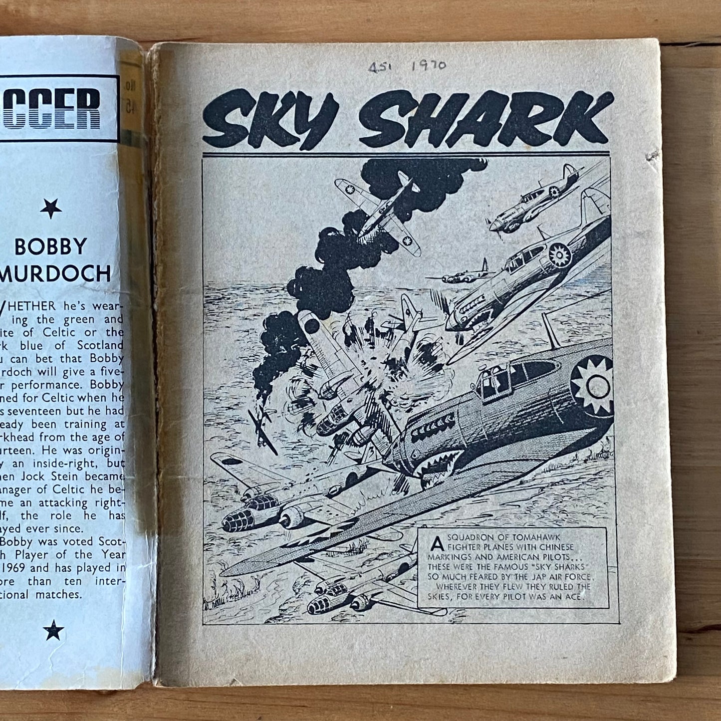 Commando War Comic #451 Sky Shark 1970
