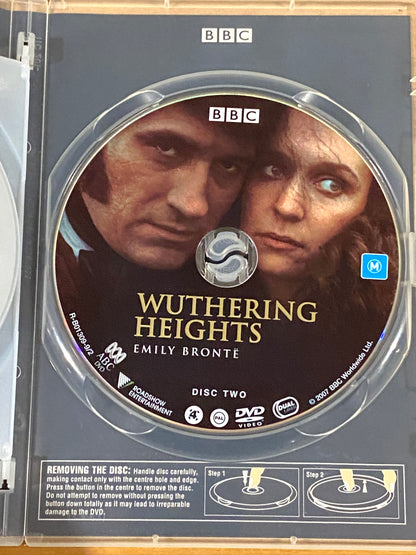 Wuthering Heights DVD Emily Brontë BBC Adaptation PAL 4 VGC