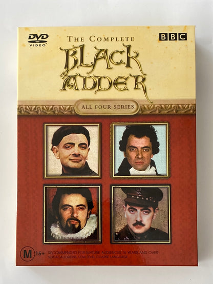 Black Adder Collectors ­Edition DVD Series 1-4 4-Disc Set PAL 4 VGC