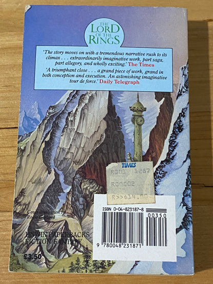 Return Of The King Tolkien Lord Of The Rings Paperback 1987 GD