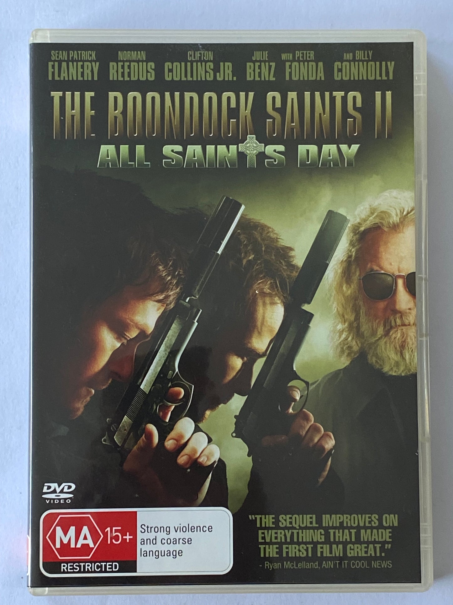 The Boondock Saints & The Boondock Saints 2 DVD Norman Reedus Billy Connolly PAL 4 VGC